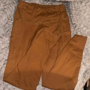 Brown leggings